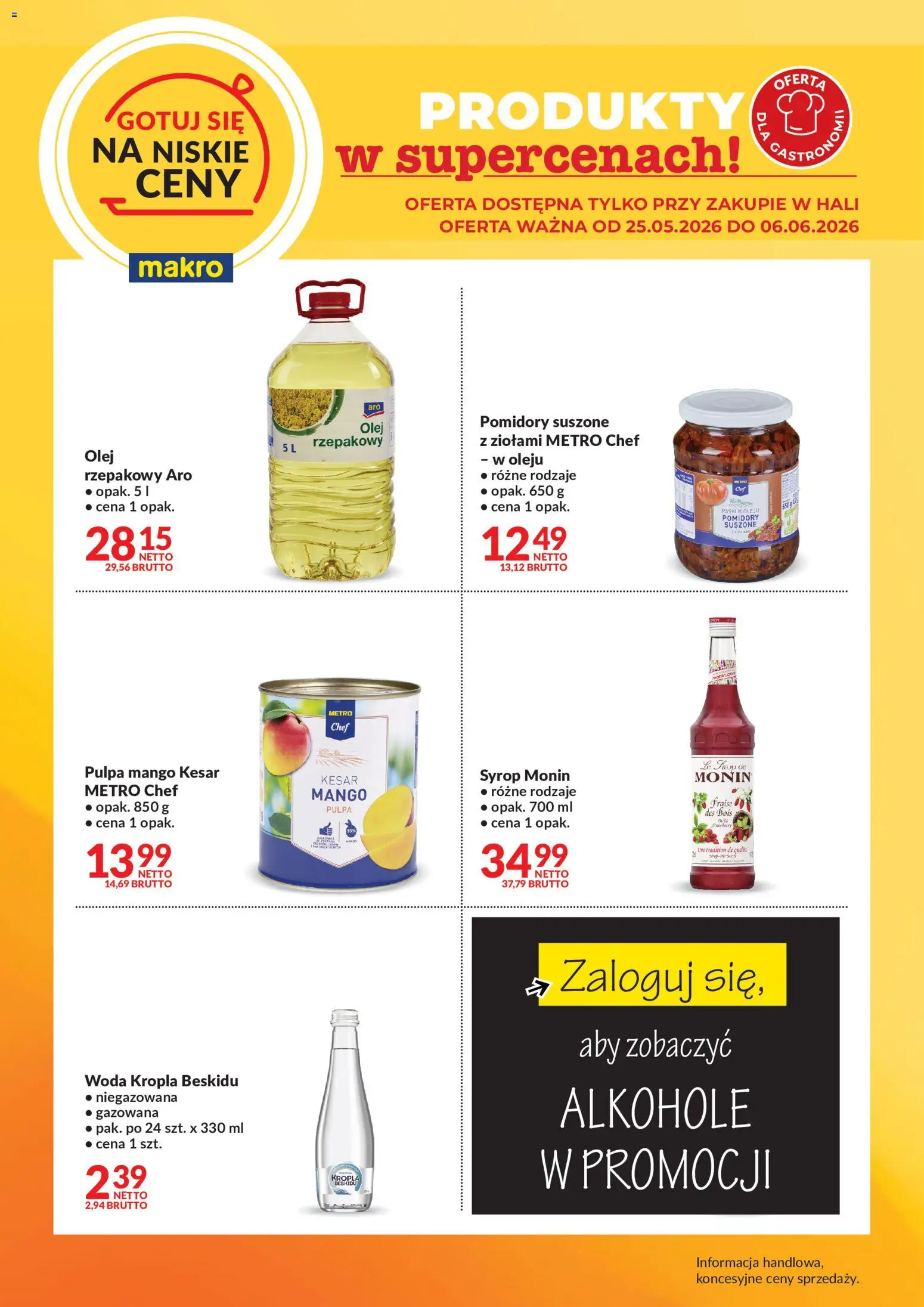 Pogląd gazetki "Makro gazetka - Gotuj się na niskie ceny" ze sklepu Makro ważnej od 25.05.2026