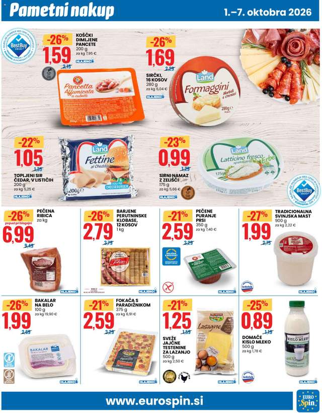 Novi Eurospin katalog od 01.10.