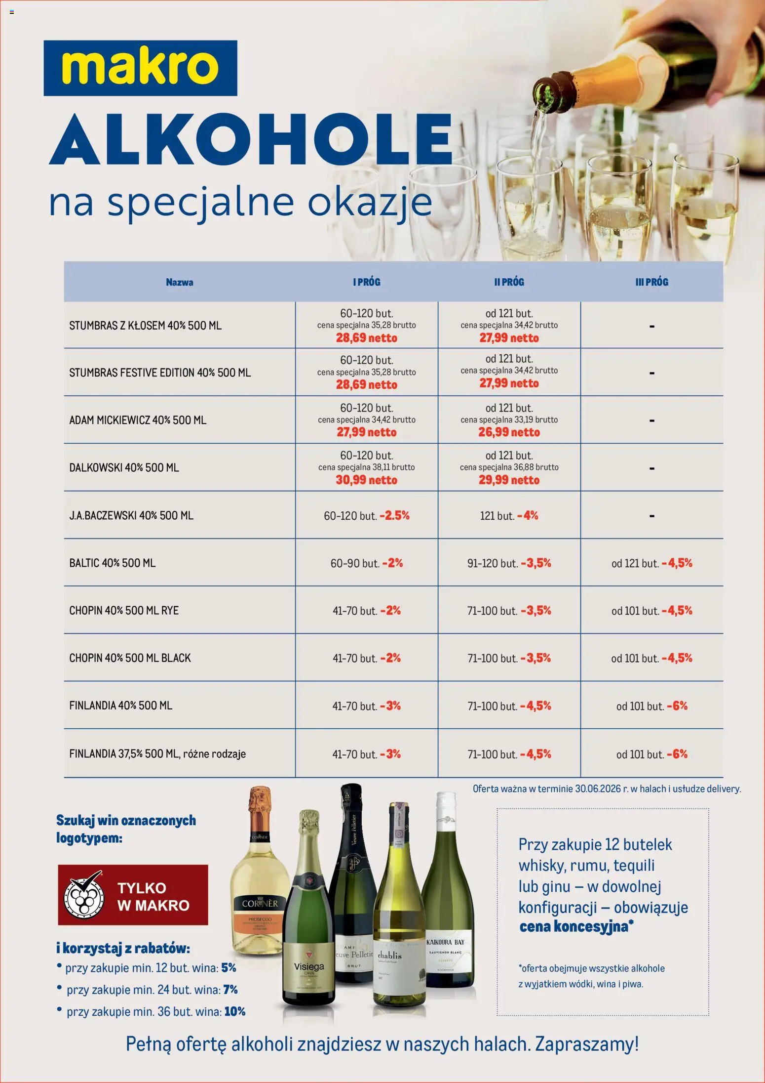Pogląd gazetki "Makro gazetka - Oferta weselna" ze sklepu Makro ważnej od 01.04.2026
