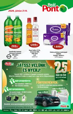 Reál - Reál Pont akciós újság megtekintése, amely érvényes 2026.06.03.-től