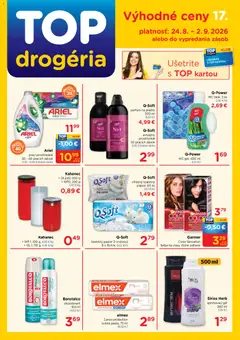 Náhľad TOP Drogéria letáku platného od 24.08.2026