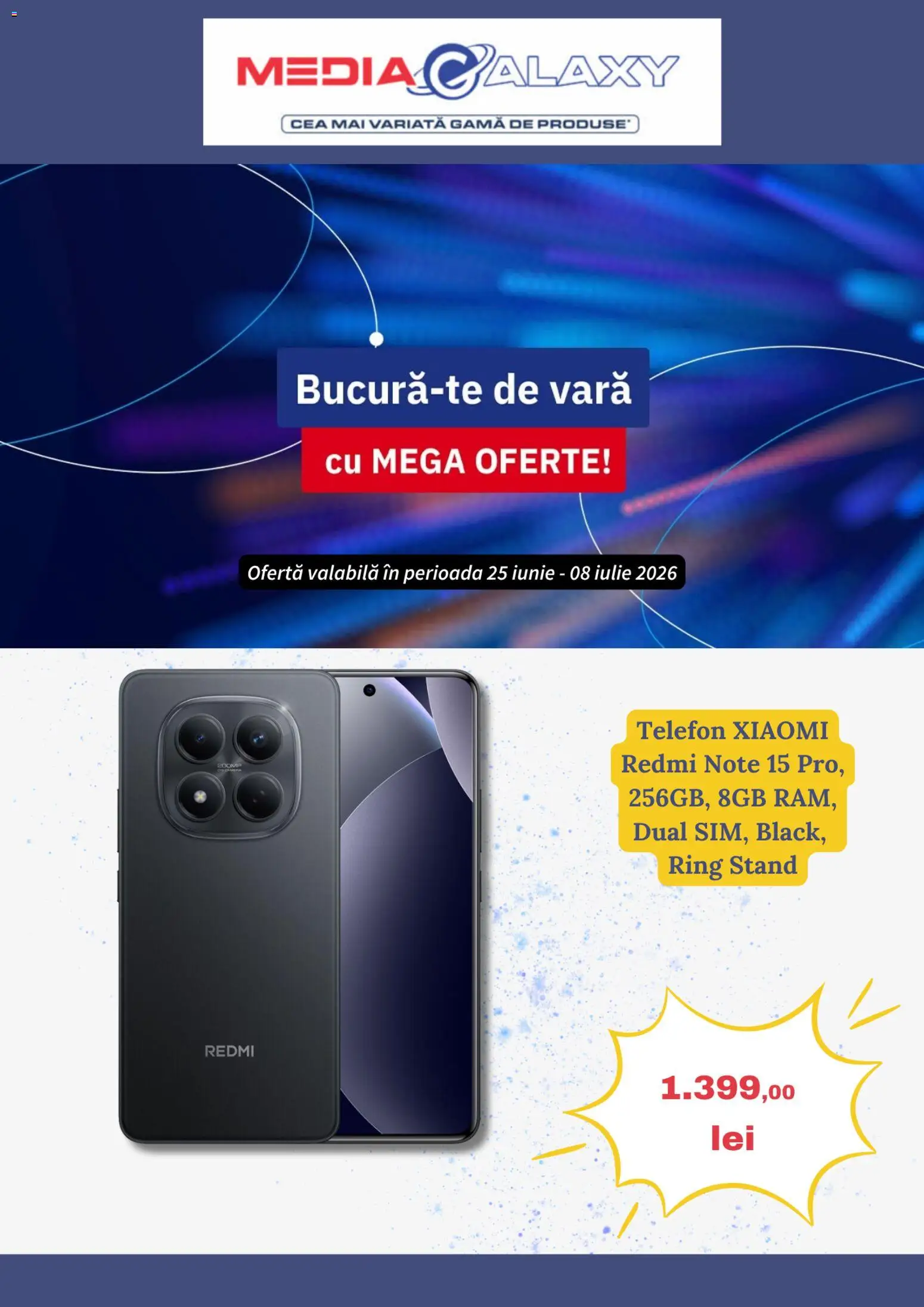 Previzualizarea de cataloage: Media Galaxy Media Galaxy Catalog valabil de la 25.06.2026
