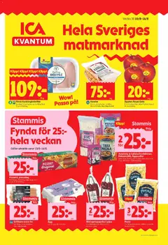 Förhandsgranska reklamblad ICA Kvantum erbjudanden från butik ICA Kvantum gäller från 10/08/2026