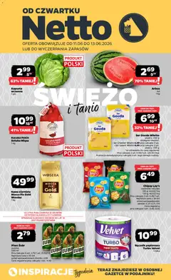 Pogląd gazetki "Netto gazetka od czwartku spożywcza" ze sklepu Netto ważnej od 11.06.2026