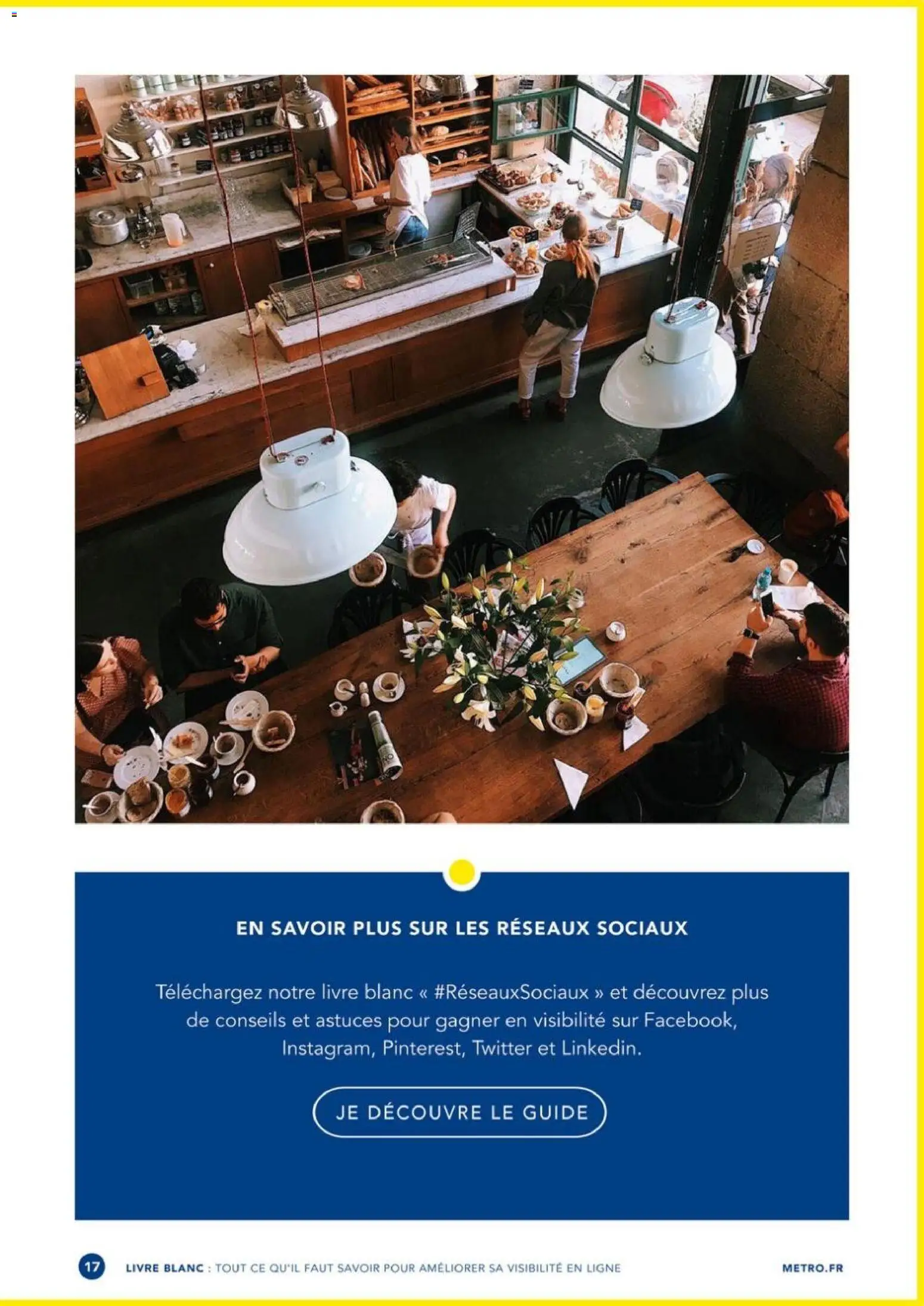 Prévisualisation de METRO - Guide améliorer la visibilité de son restaurant du magasin METRO formulaire valide 01/10/2022 - Livre