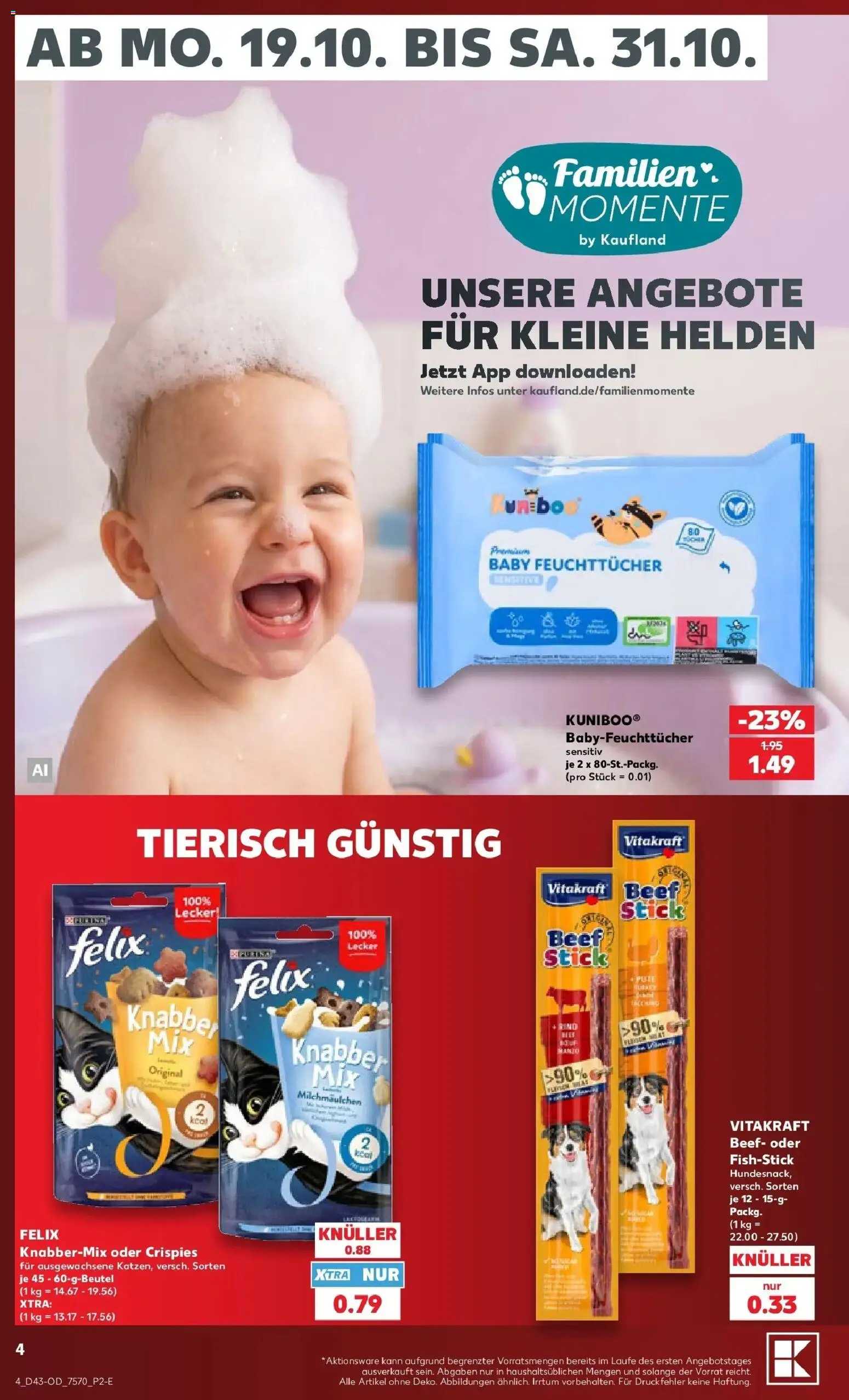 Vorschau von dem Prospekt des Geschäftes Kaufland, gültig ab dem 19.10.2026