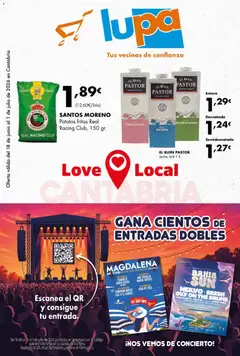 Vista previa del folleto de la tienda Lupa Supermercados válido desde el 18/06/2026 