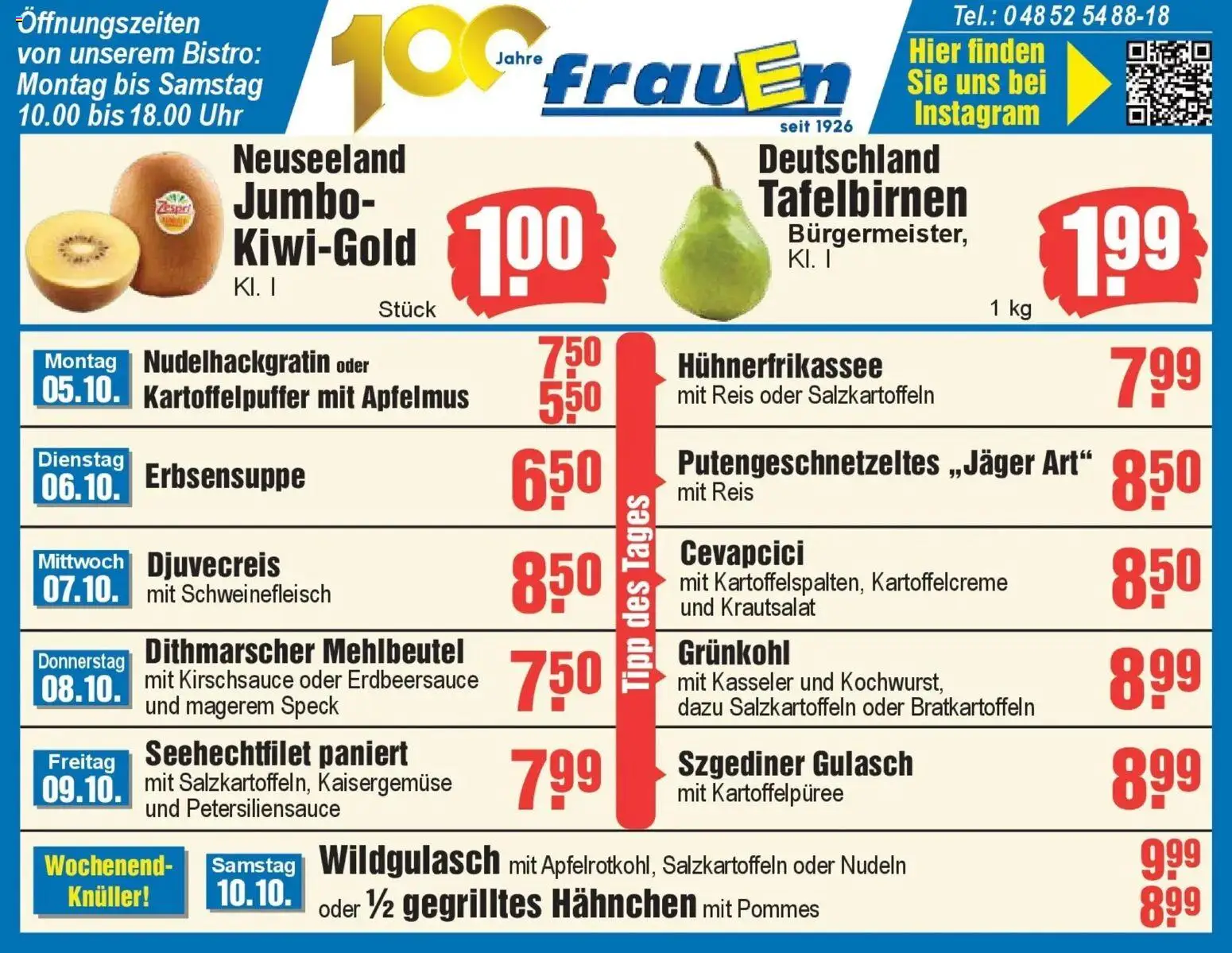Vorschau von dem Prospekt des Geschäftes Edeka, gültig ab dem 05.10.2026