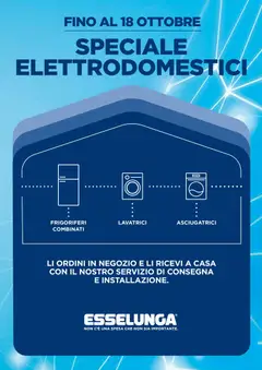Anteprima dell'opuscolo Esselunga S volantino Elettrodomestici dal negozio Esselunga S valido da 01/10/2026