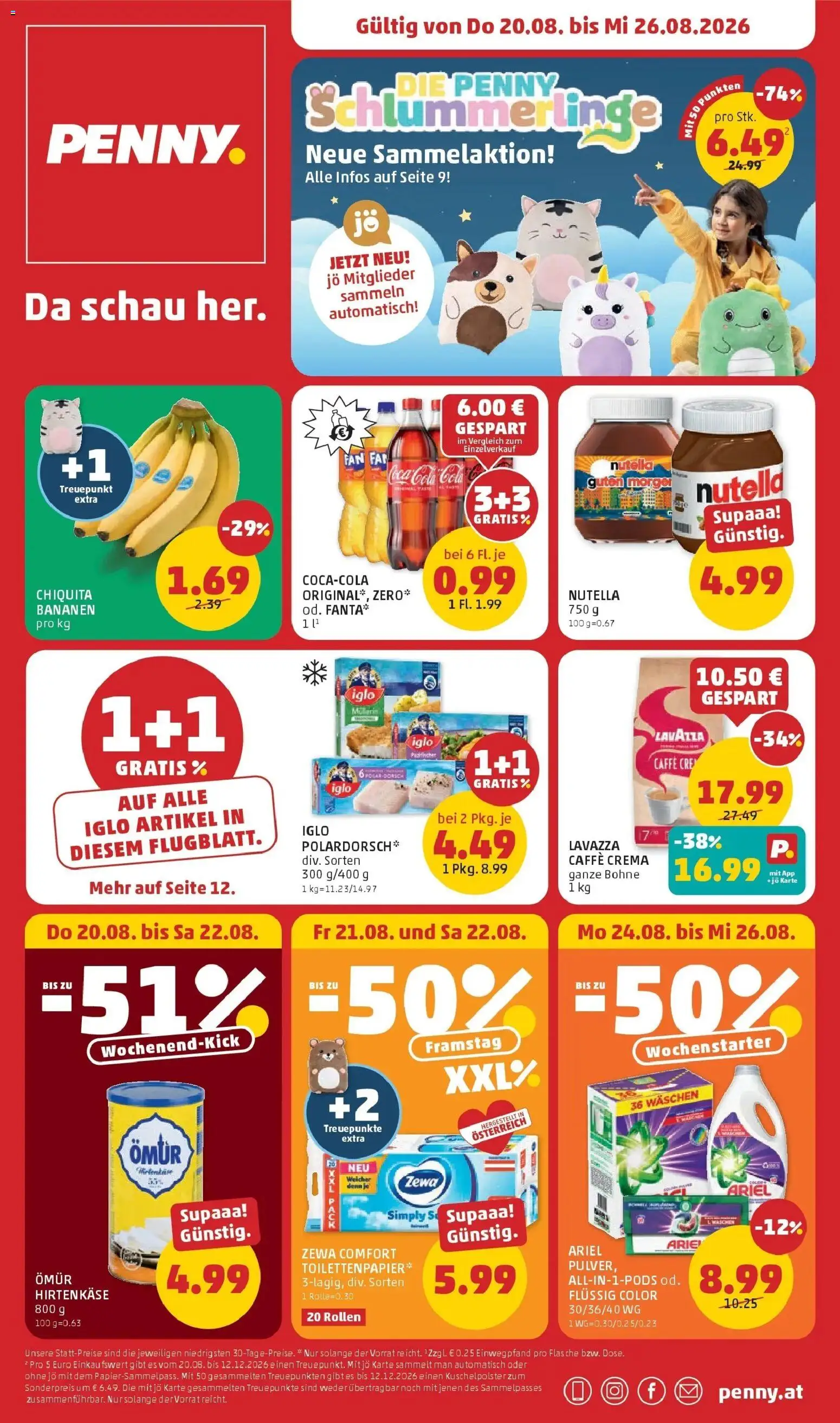 Vorschau der Angebote: Penny Markt Penny Markt Die ganze Woche sparen gültig ab 20.08.2026