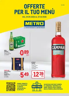 Anteprima dell'opuscolo Metro volantino dal negozio Metro valido da 24/09/2026