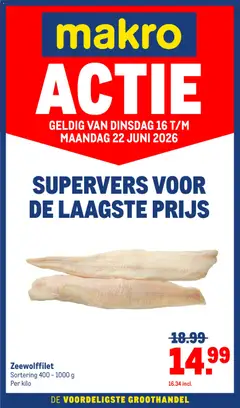 Voorbeeld van Makro folder - Versdeals van winkel Makro geldig vanaf 16-06-2026
