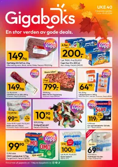 Forhåndsvis Gigaboks kundeavis fra butikk Gigaboks gyldig fra 28/09/2026