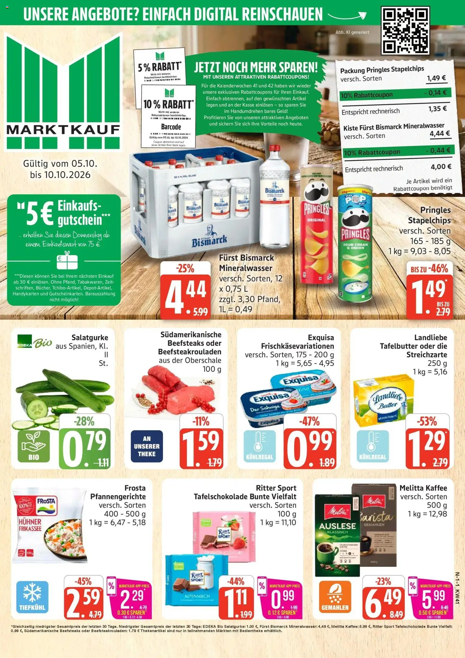 Vorschau von dem Prospekt des Geschäftes Marktkauf, gültig ab dem 05.10.2026