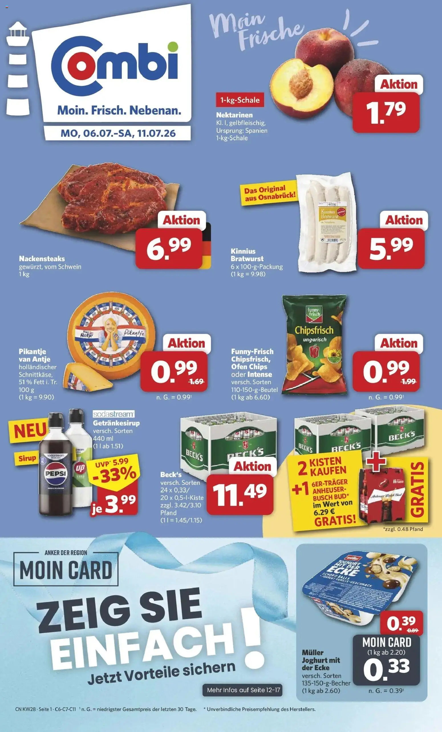 Vorschau von dem Prospekt des Geschäftes Combi, gültig ab dem 06.07.2026