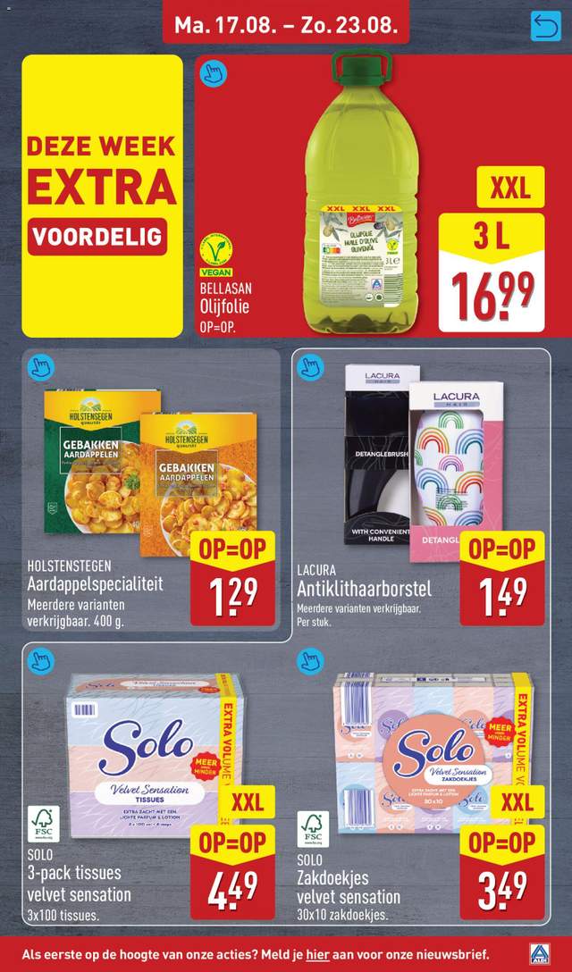 Nieuwe Aldi folder vanaf 17-08