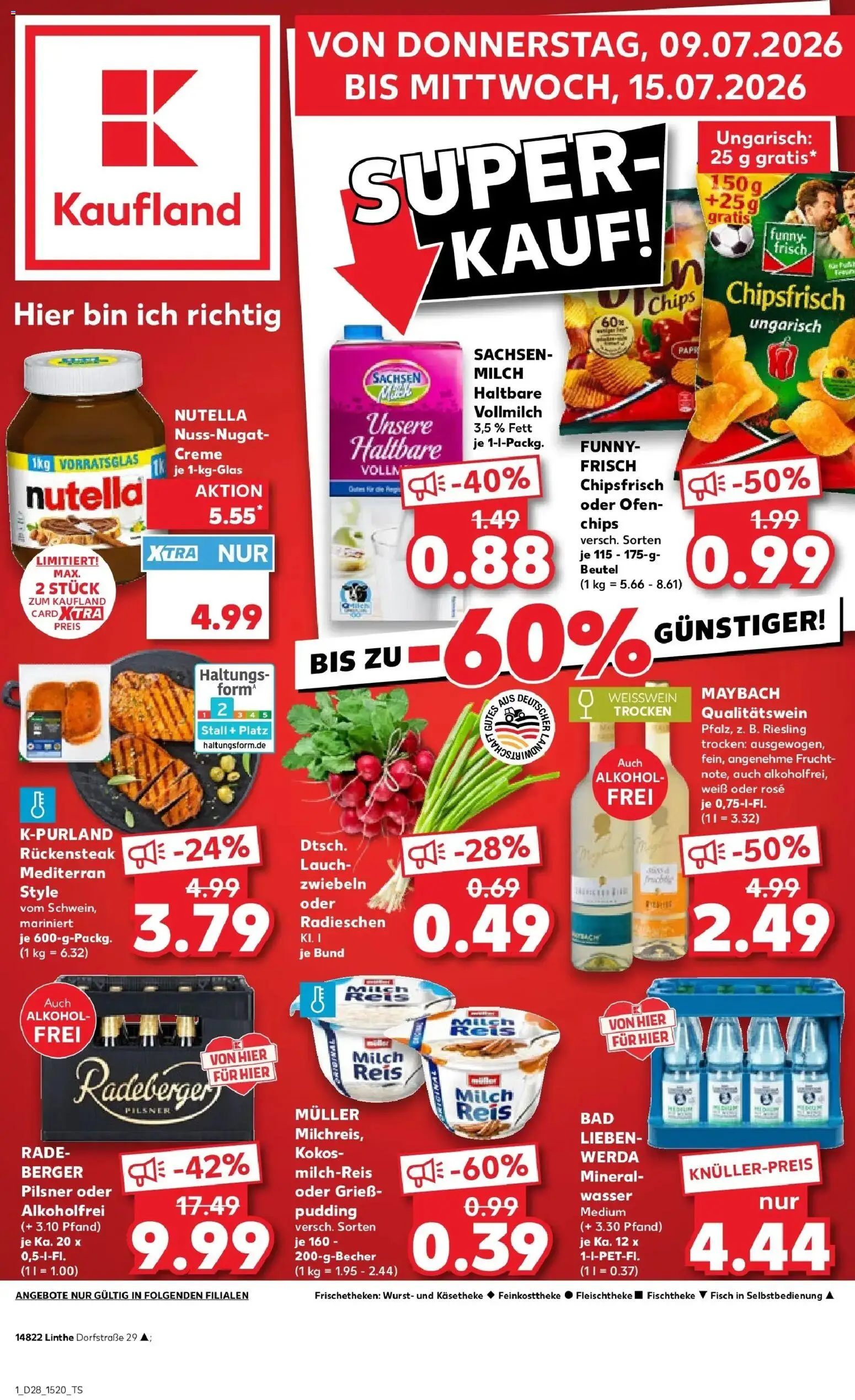 Vorschau von dem Prospekt des Geschäftes Kaufland, gültig ab dem 09.07.2026