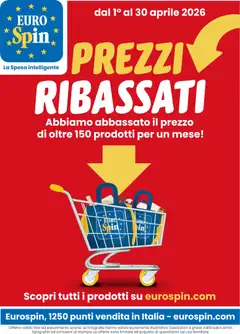 Anteprima dell'opuscolo Eurospin volantino Ribassati dal negozio Eurospin valido da 01/04/2026