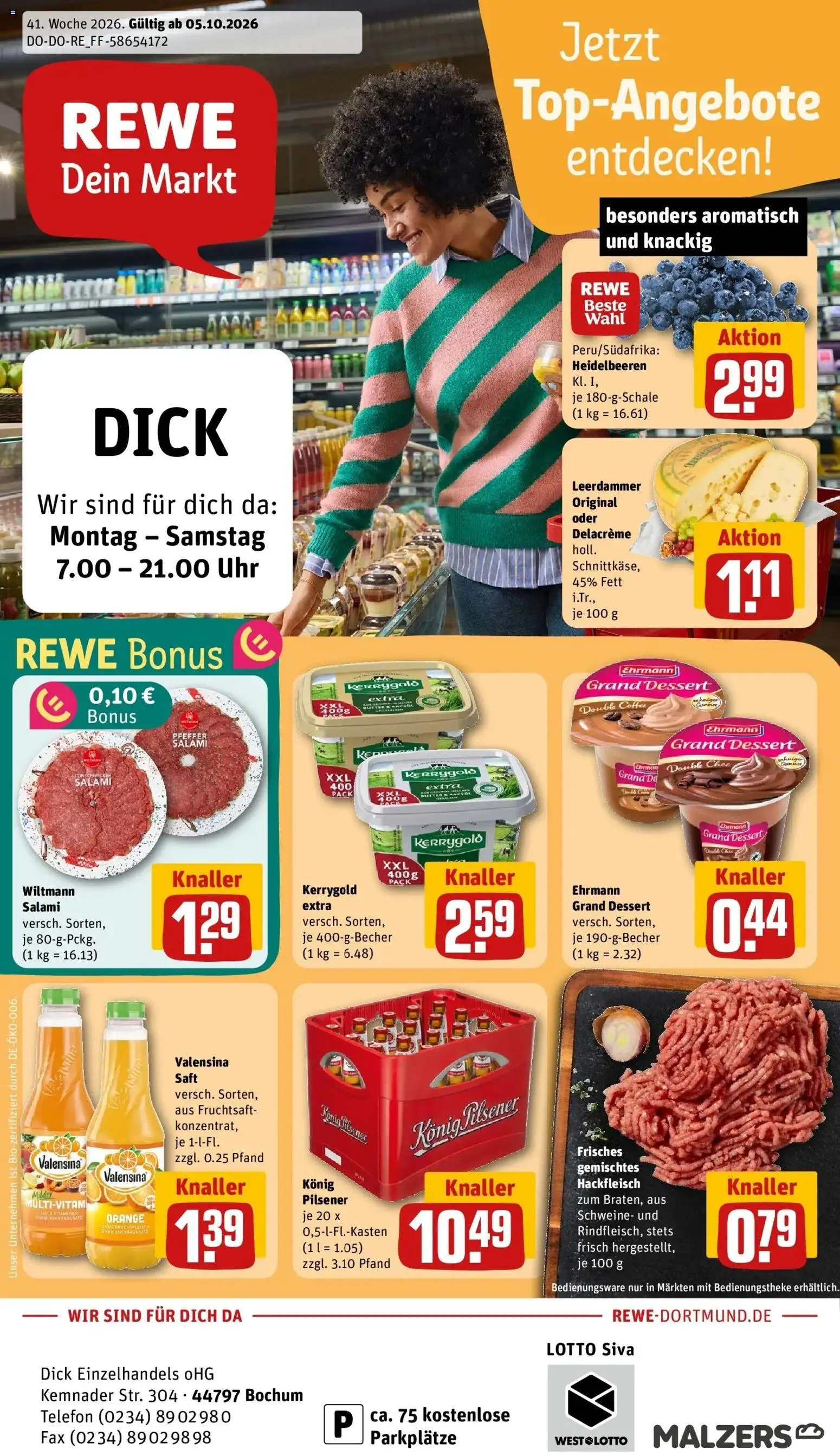 Vorschau von dem Prospekt des Geschäftes Rewe, gültig ab dem 05.10.2026