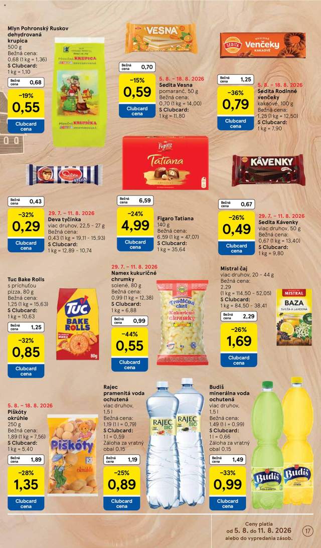 Nový Tesco leták od 05.08.