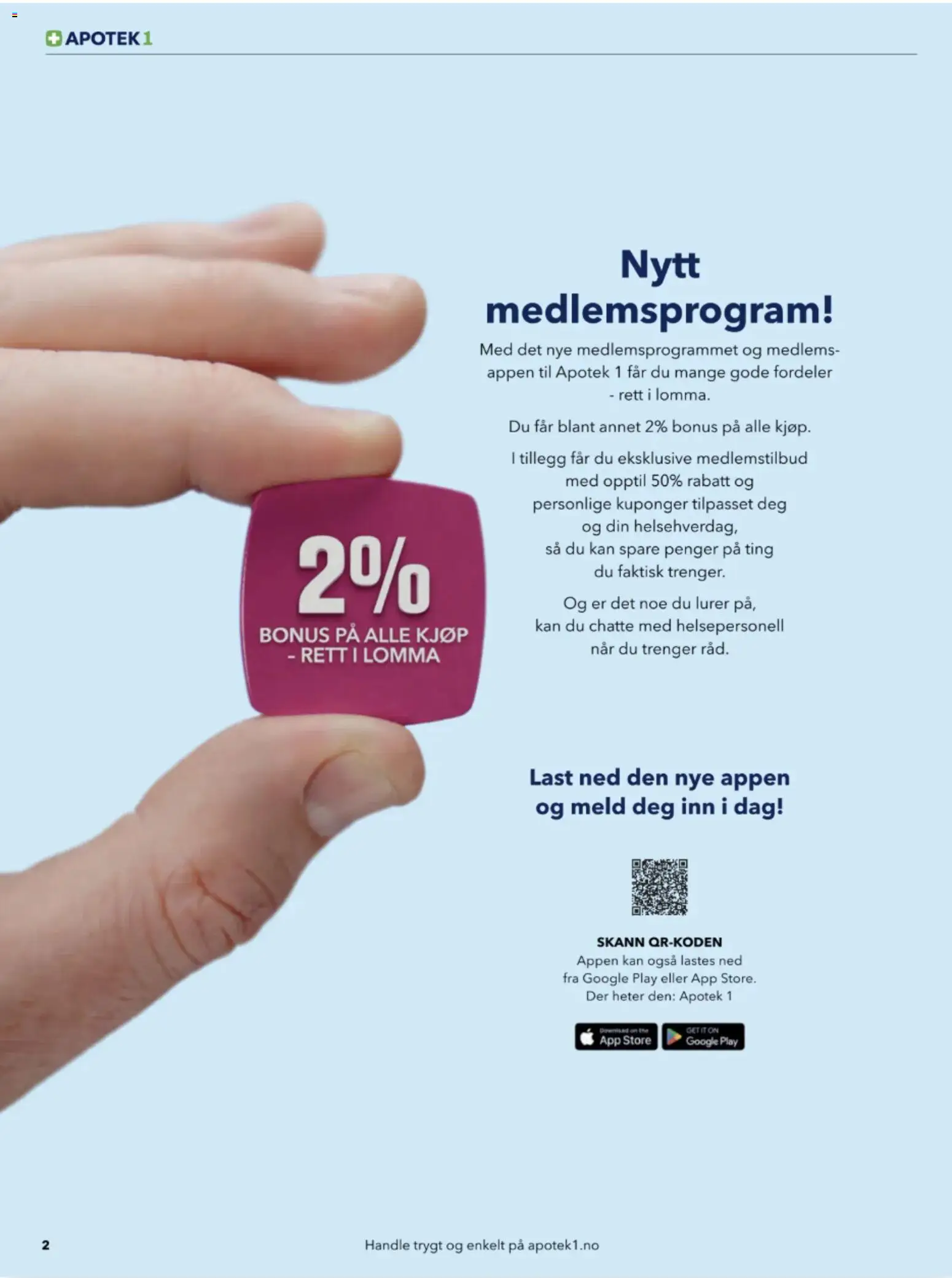 Forhåndsvis Apotek 1 kundeavis fra butikk Apotek 1 gyldig fra 23/09/2026 - 1