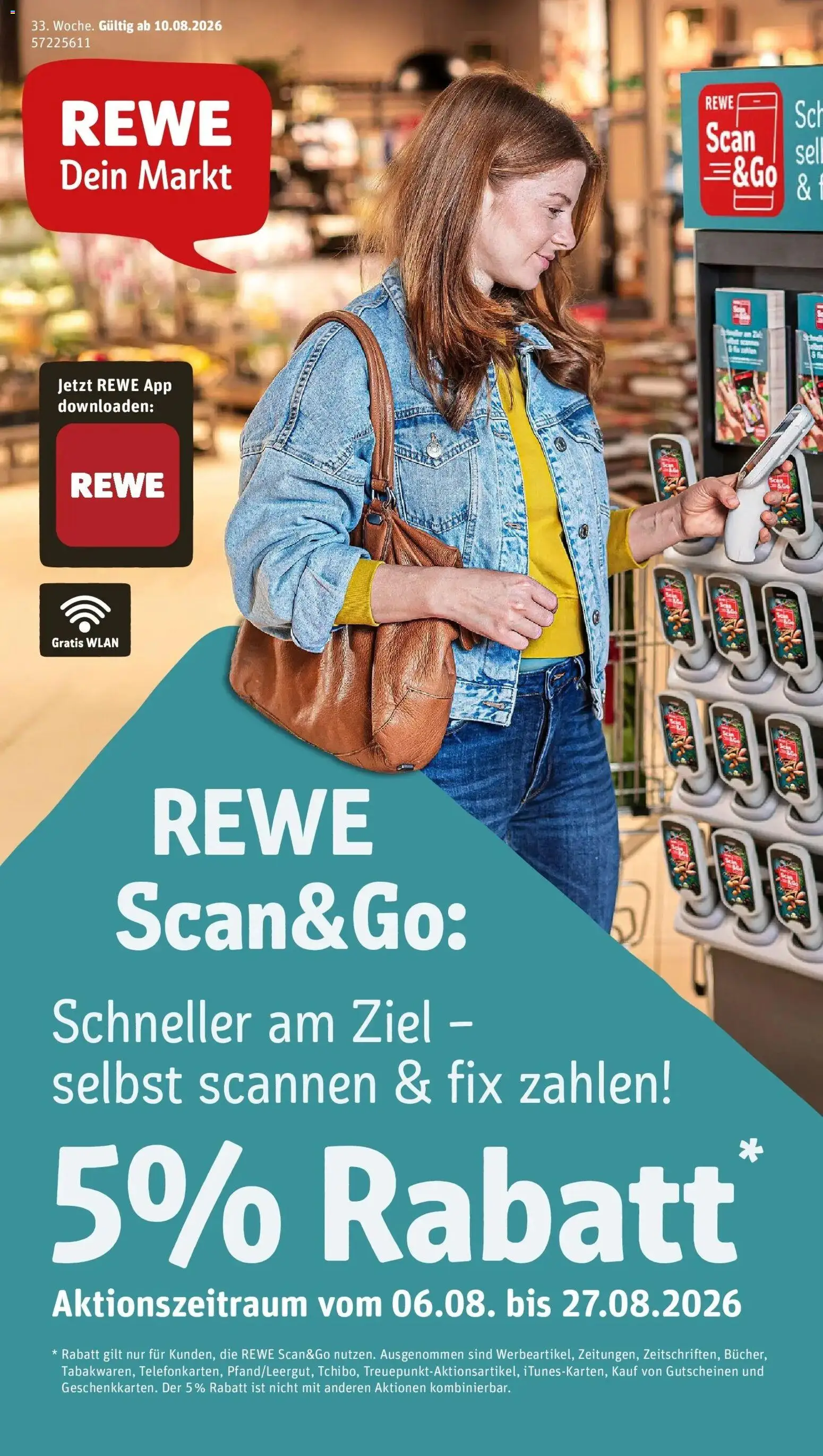 Vorschau von dem Prospekt des Geschäftes Rewe, gültig ab dem 10.08.2026