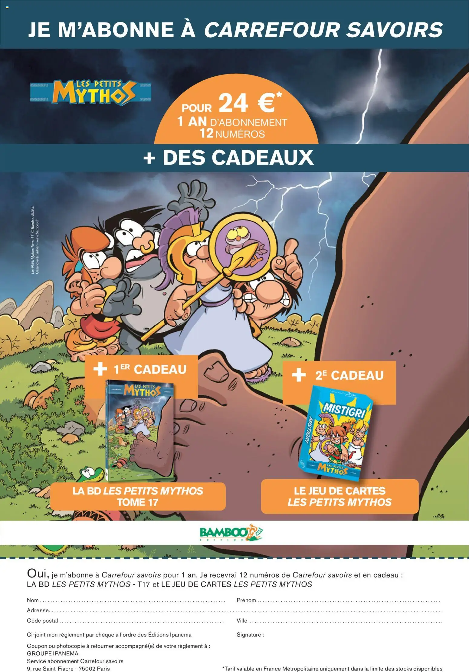 Prévisualisation de Carrefour A chacun sa culture du magasin Carrefour formulaire valide 01/09/2026