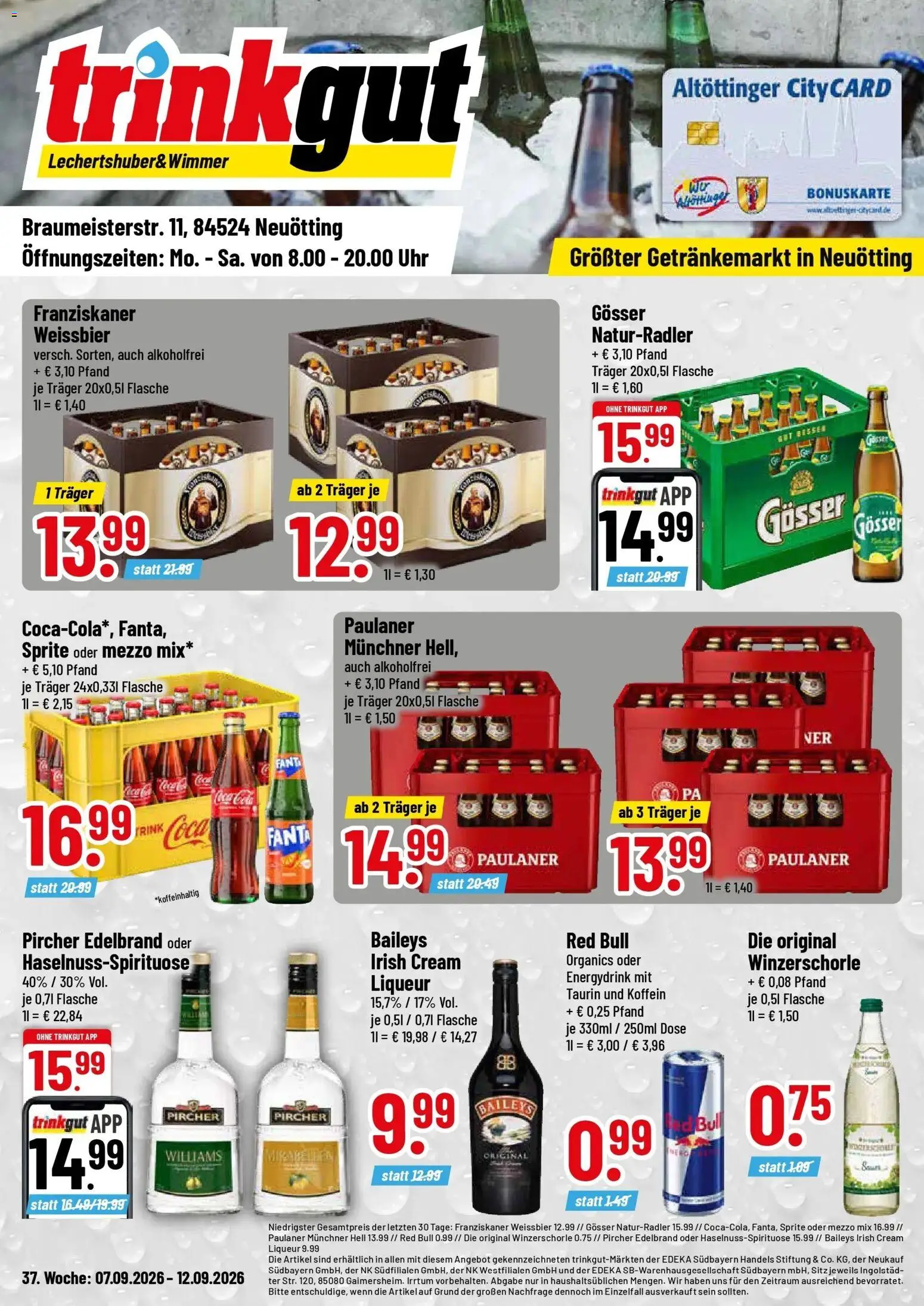 Vorschau von dem Prospekt des Geschäftes Trinkgut, gültig ab dem 07.09.2026