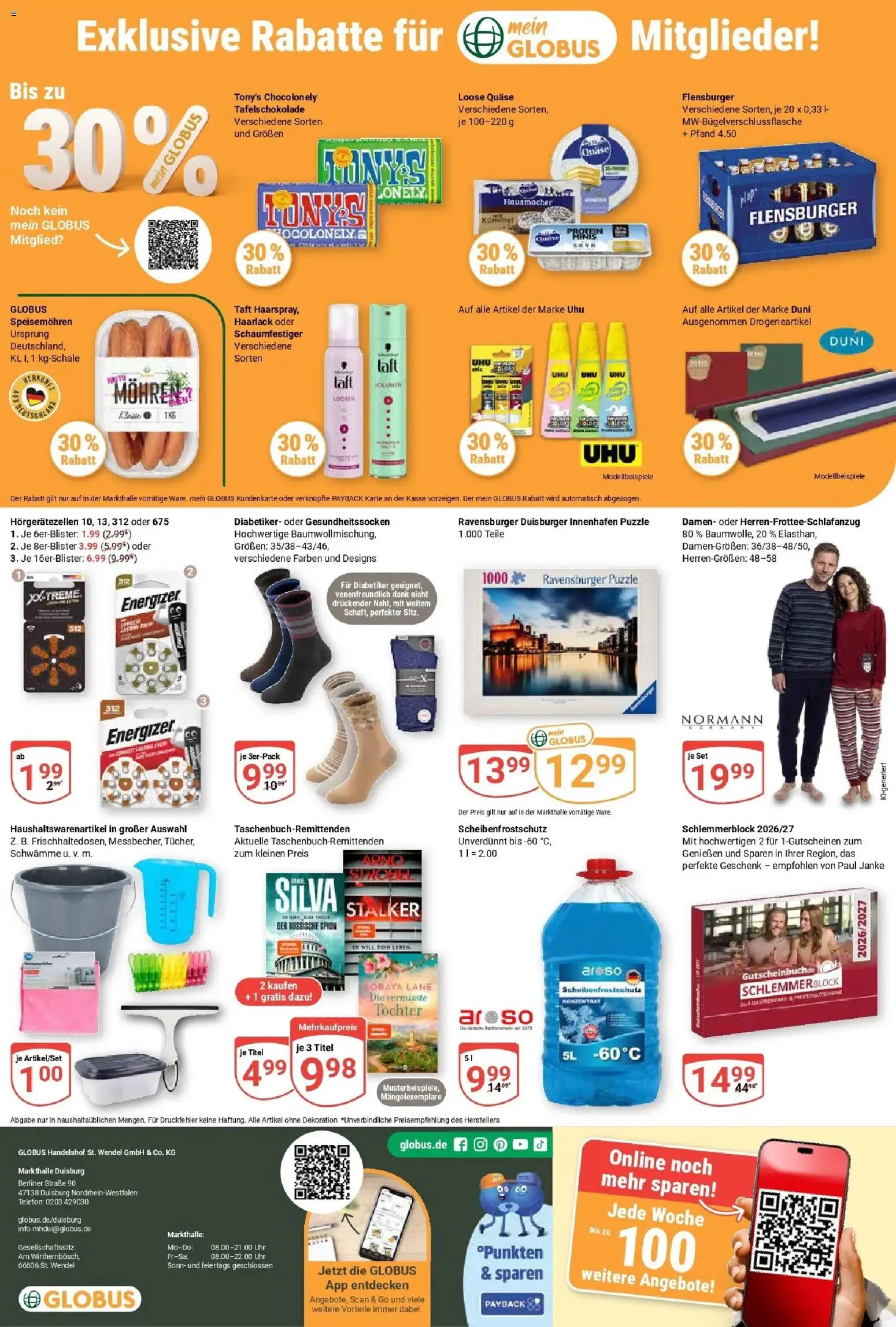 Vorschau von dem Prospekt des Geschäftes Globus, gültig ab dem 26.10.2026