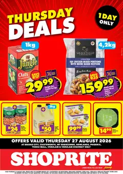 Preview of Shoprite flyer valid from 27/08/2026