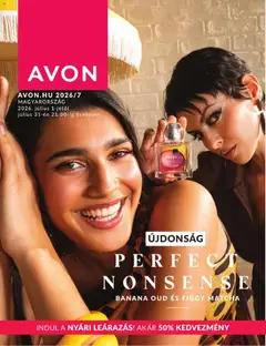 Avon - AVON online katalógus 2026 júliusi megtekintése, amely érvényes 2026.07.01.-től