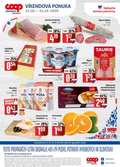 Náhľad COOP Jednota letáku platného od 22.10.2026