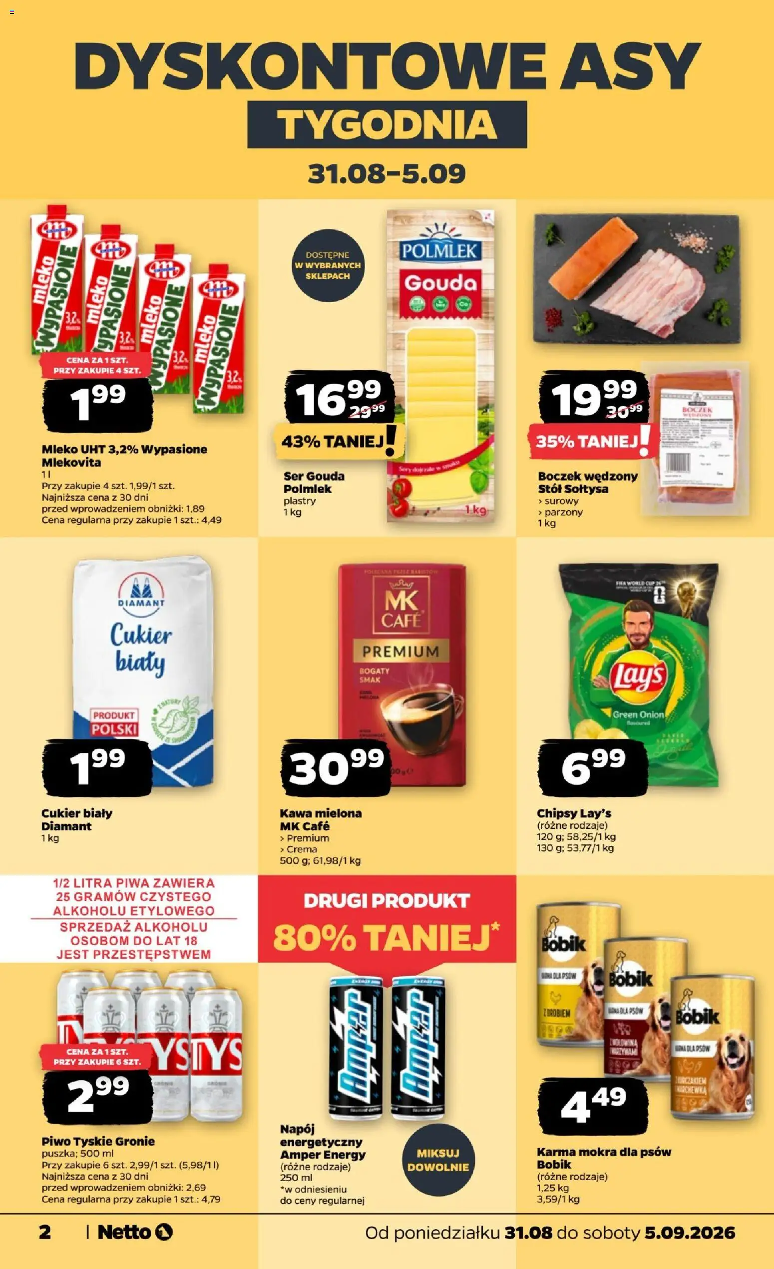 Pogląd gazetki "Netto gazetka od poniedziałku" ze sklepu Netto ważnej od 31.08.2026