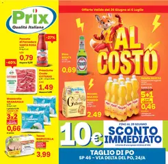 Anteprima dell'opuscolo Prix volantino Taglio di Po dal negozio Prix valido da 26/06/2026
