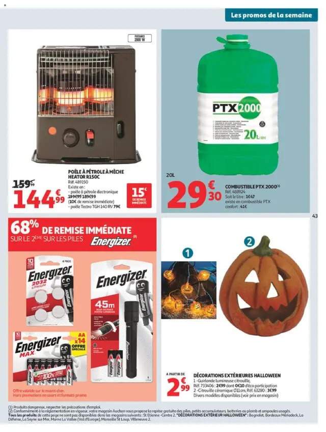 Nouveau catalogue Auchan à partir du 29/09