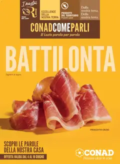 Anteprima dell'opuscolo Conad volantino Localismo Lazio dal negozio Conad valido da 04/06/2026