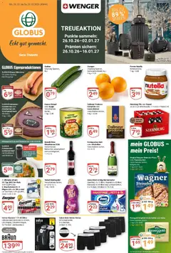 Vorschau von dem Prospekt des Geschäftes Globus, gültig ab dem 26.10.2026