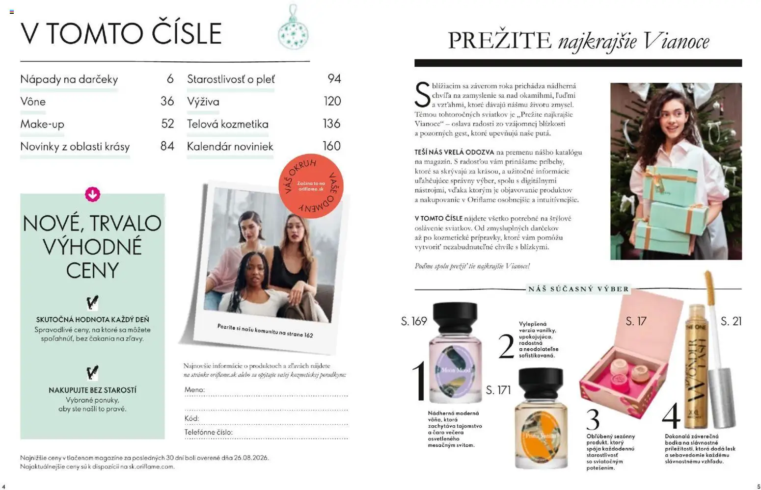Náhľad Oriflame letáku platného od 11.11.2026 - Caro