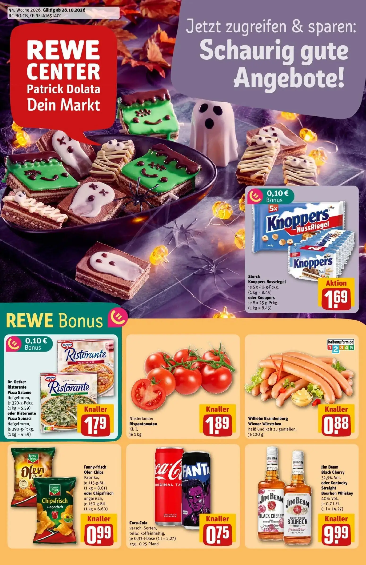 Vorschau von dem Prospekt des Geschäftes Rewe, gültig ab dem 26.10.2026