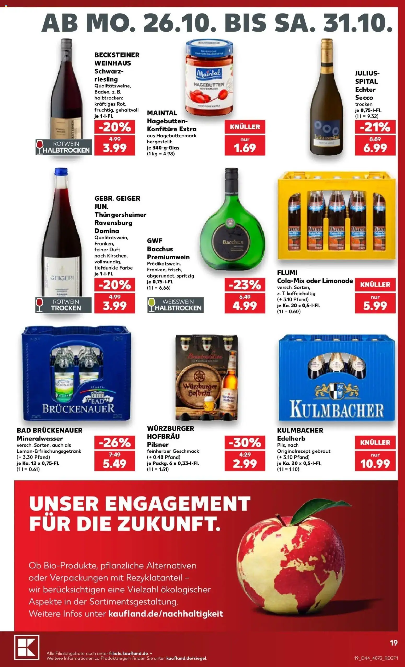 Vorschau von dem Prospekt des Geschäftes Kaufland, gültig ab dem 26.10.2026