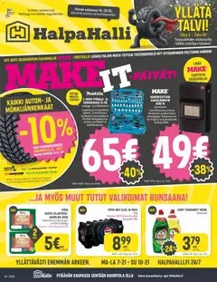 Kaupan Halpa Halli Halpa Halli tarjoukset esikatselu, voimassa 14/10/2026