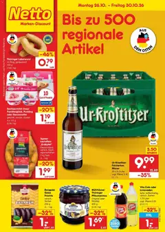 Vorschau von dem Prospekt des Geschäftes Netto Marken-Discount, gültig ab dem 26.10.2026