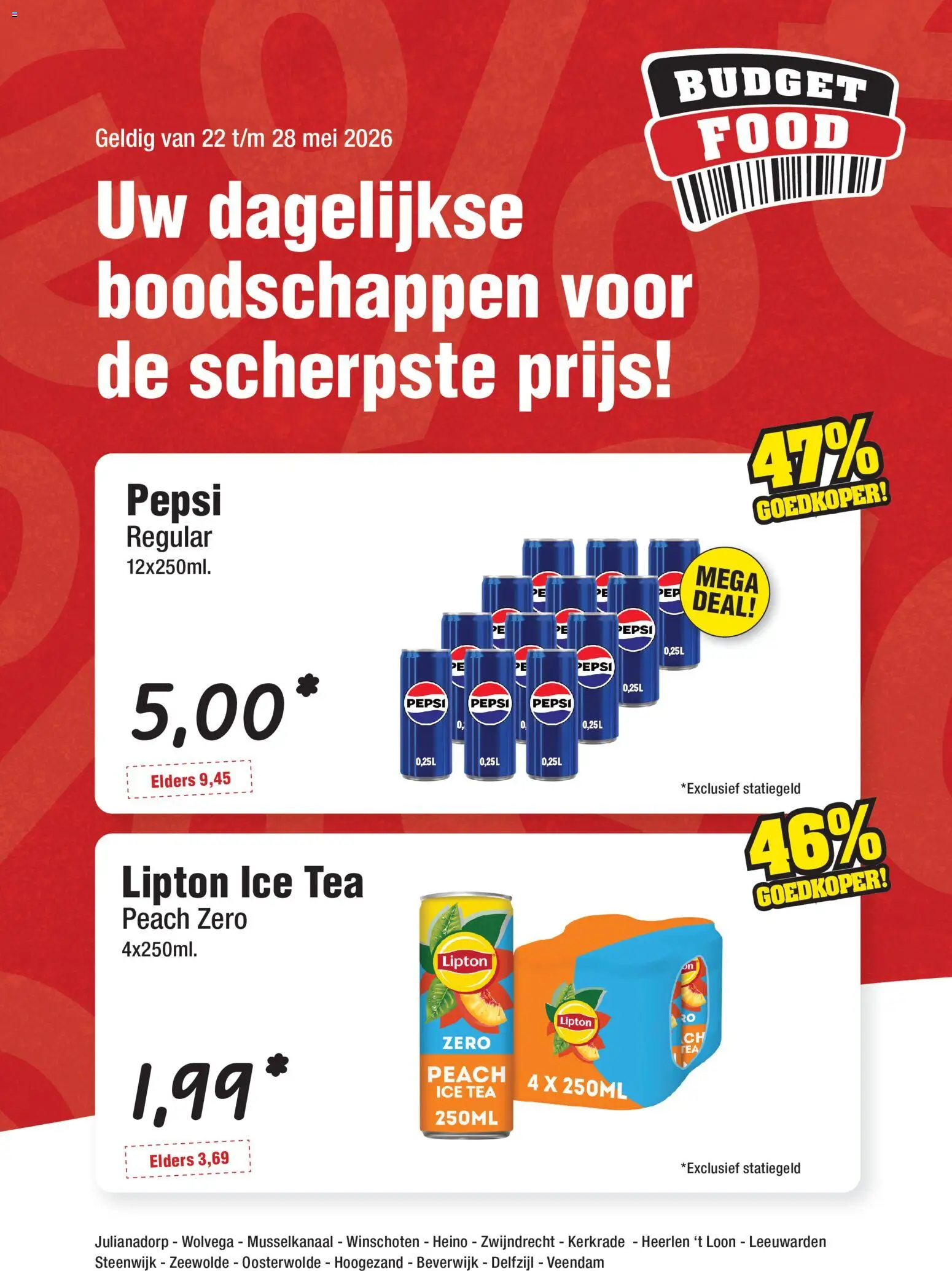 Voorbeeld van Budget Food folder van winkel Budget Food geldig vanaf 22-05-2026