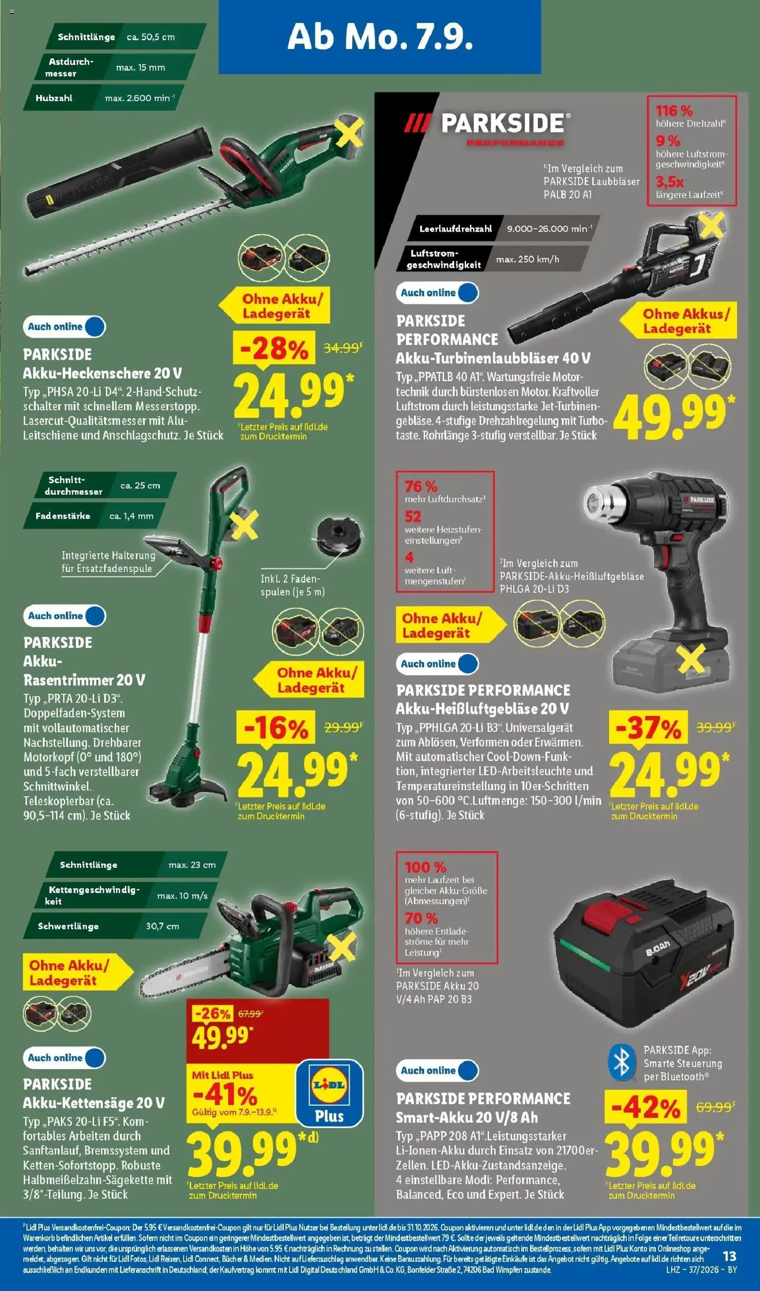 Vorschau von dem Prospekt des Geschäftes Lidl, gültig ab dem 07.09.2026 - Bad, String, Ladegerät
