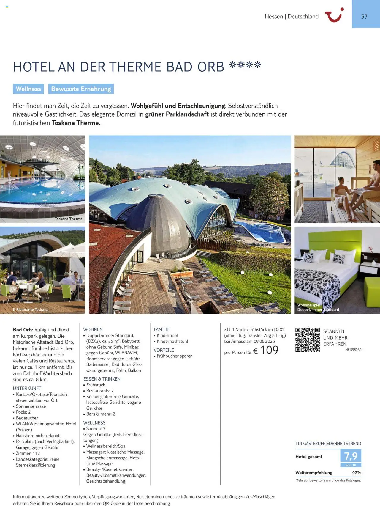 Vorschau von dem Prospekt des Geschäftes TUI, gültig ab dem 01.11.2025 - Küche, Gerichte, Bad, Babybett, Ristorante