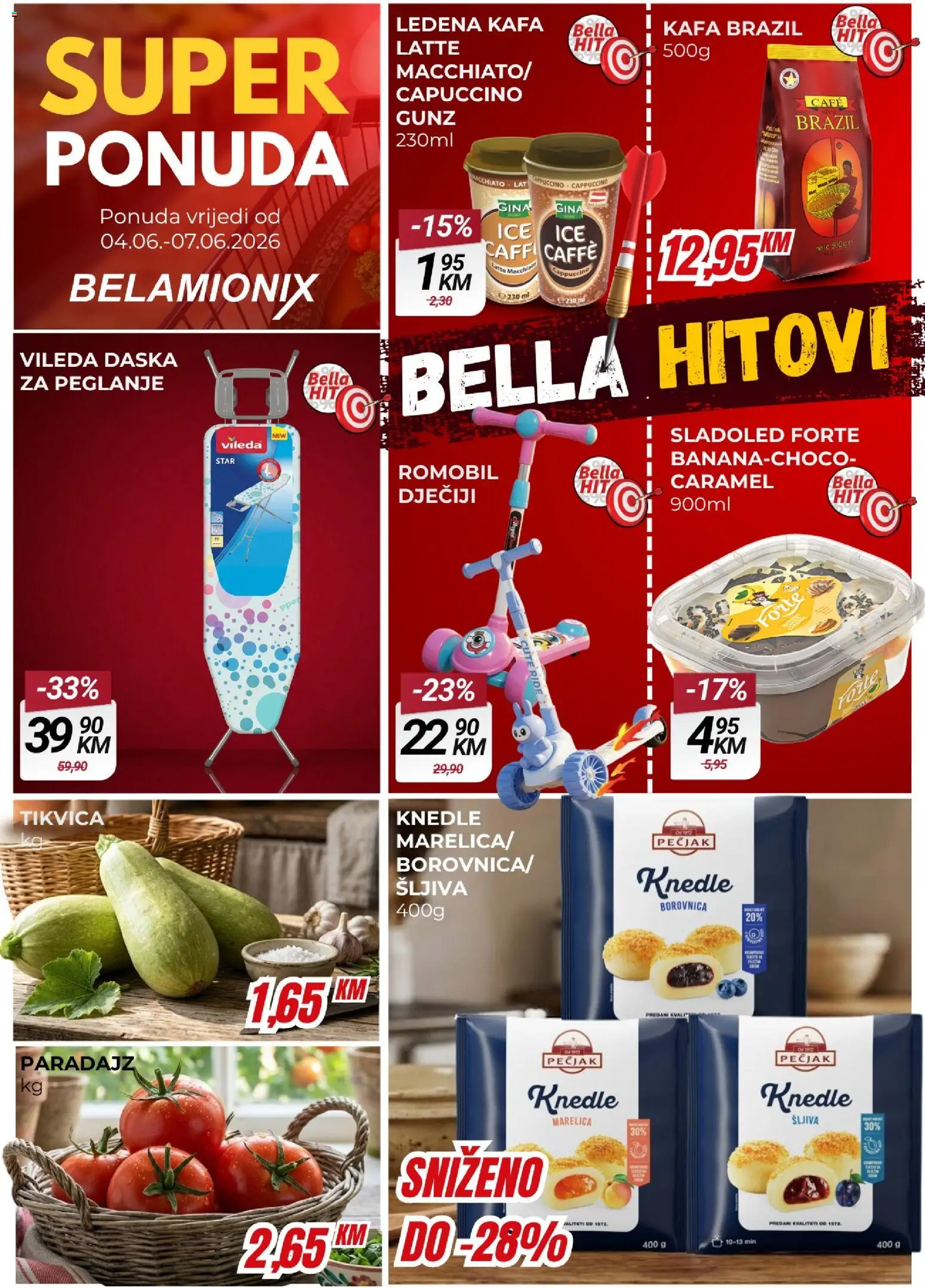 Pregled letka Belamionix vikend akcija trgovine Belamionix vrijedi od 04.06.2026