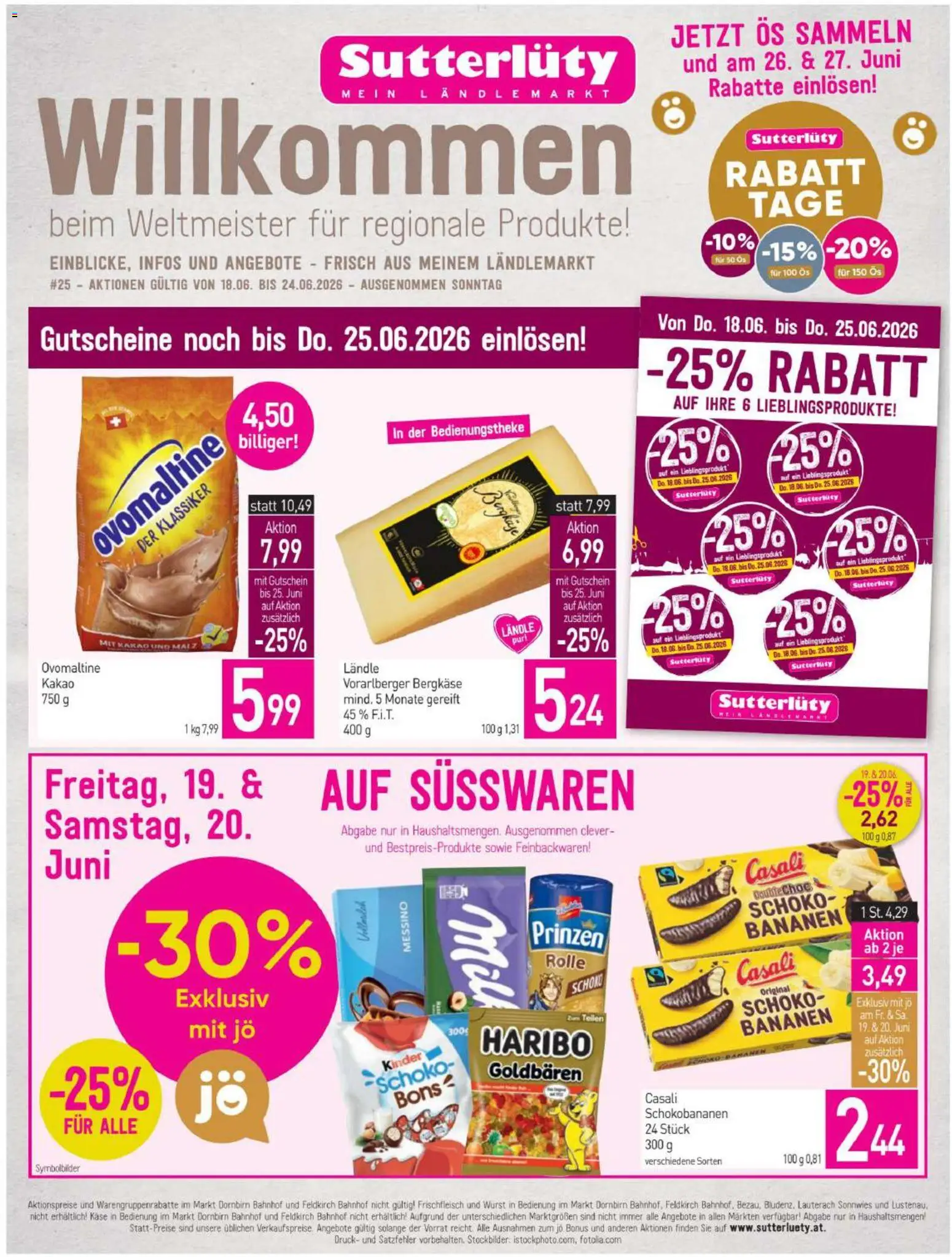 Vorschau der Angebote: Sutterlüty Sutterlüty Flugblatt gültig ab 18.06.2026