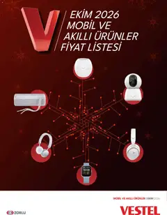 Vestel Vestel - Mobil ve Akıllı Ürünler 01.10.2026 - Broşürünün önizlemesi