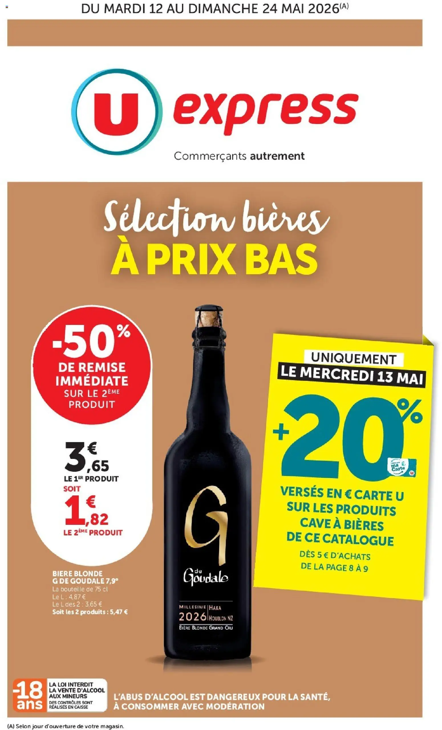 Prévisualisation de U Express catalogue du magasin U Express formulaire valide 12/05/2026