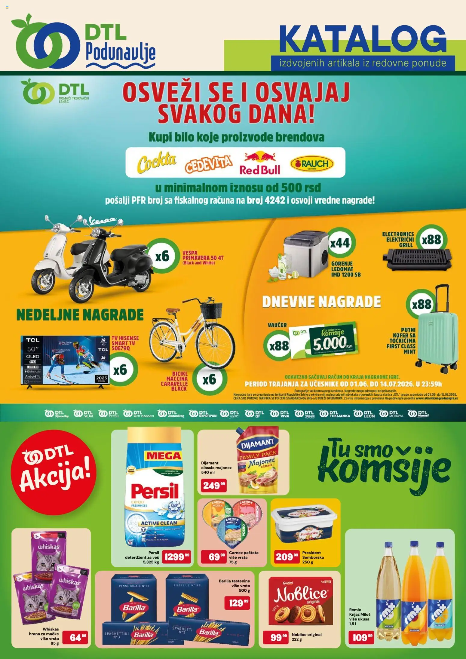 Pregled Podunavlje kataloga - važi od 03.06.2026
